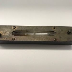 Antique Carpenters Level - Oak and Brass
